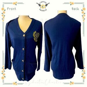 Vintage Forelli Moda Internazionale Cardigan Button Up Sweater Women's Size 14